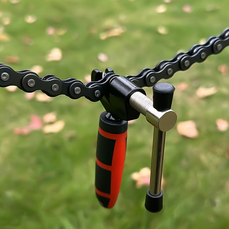 Stainless Steel Portable Bicycle Chain Breaker Tool Easy Mountain Bike Chain Removal, Ergonomic Handle for Quick Repair, Safe Design for Long Rides