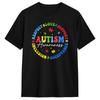 Autismus Awareness Respekt Liebe Unterstützung T-Shirt Sommer T-Shirts Herren 100% Baumwolle Rundhals Große Größen 5XL Oberteile Kurzarm T-Shirt