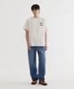 COVERNAT Slub Crack C Logo T-Shirt Ivory