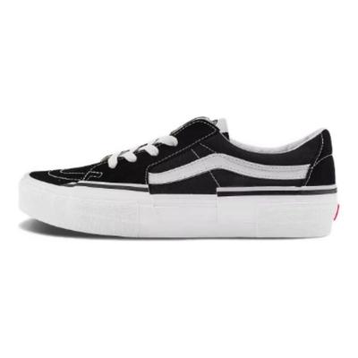 Sk8 Low 'Rearrange   Negro Blanco' VN000CRNBA2
