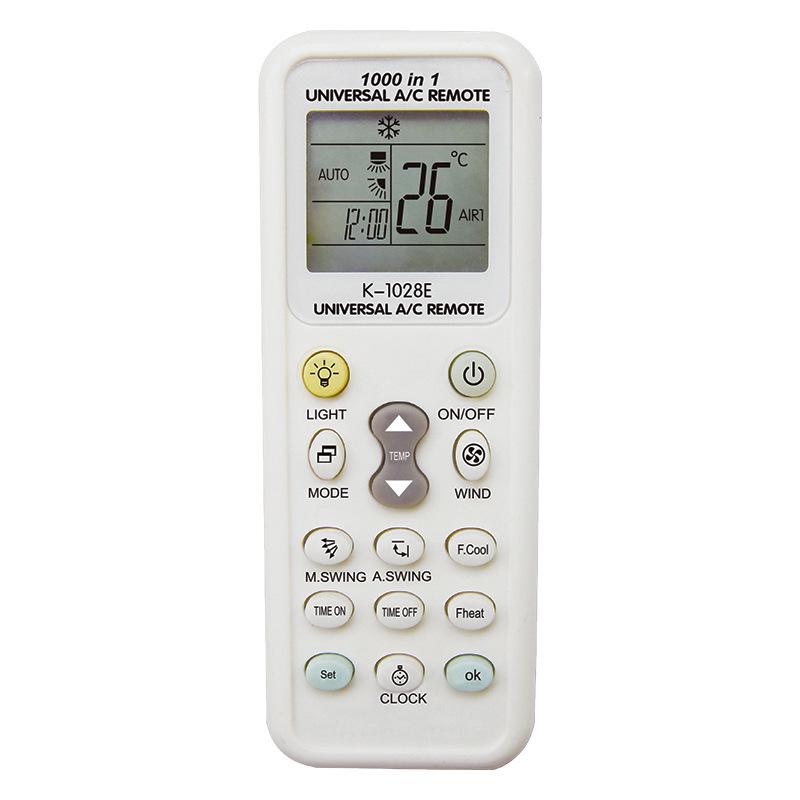 Universal-Klimaanlagen-Fernbedienung K-1028E - 1000 in 1, Originalqualität, Englische Version