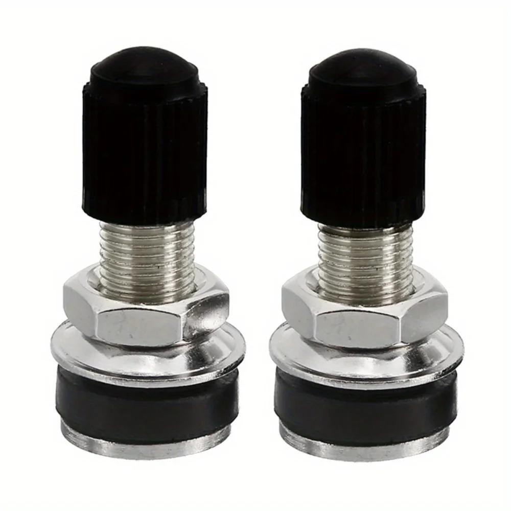 2Pcs Motorcycle Wheel Valve 32mm-Motorbike Scooter Bike Quad Tubeless Mountain Tyre Valve Dustcap General-purpose 2pcs
