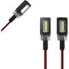 LED License Plate Light, Motorcycle License Plate Light, 2PCS 12V Waterproof Aluminum Housing Assembly, Super Bright White LED Bulb Tag Screw Lamp