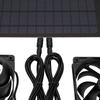 Cool Solar Powered Fan V W Waterproof Dual Exhaust Fan Note Outdoor Environments