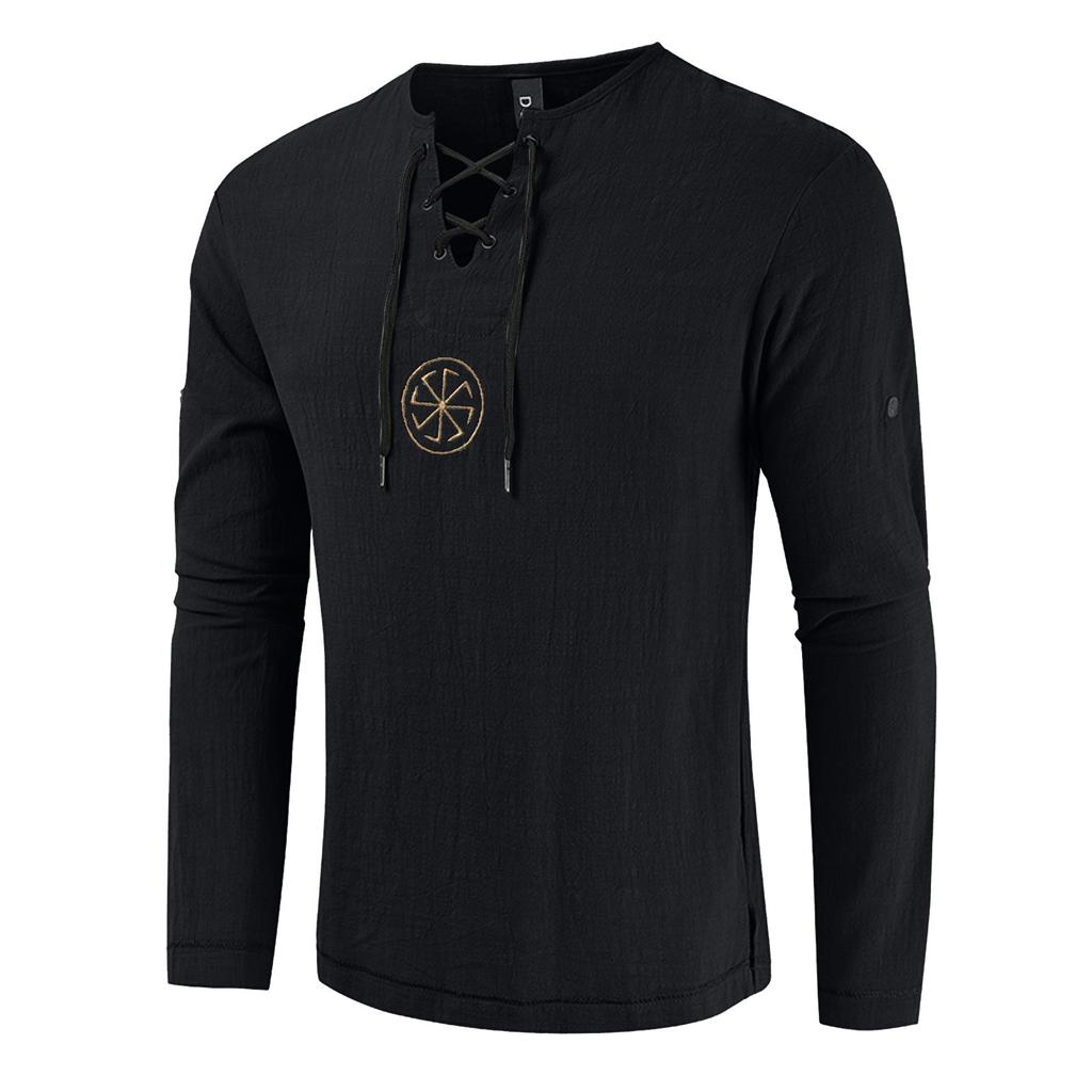 Men's Fashion T-Shirt Cotton And Linen Tee Hippie Shirts Sleeveless Yoga Top