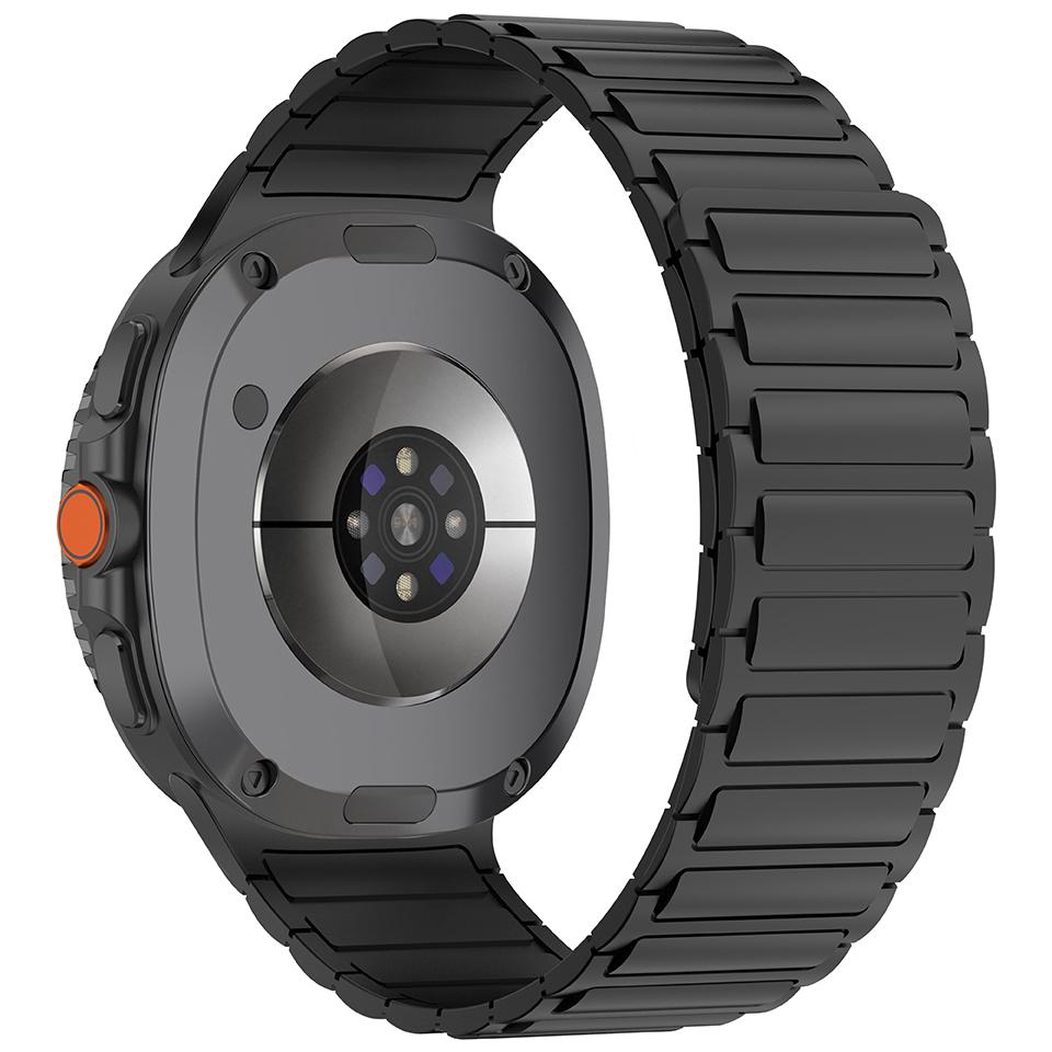 Magnetický silikonový řemínek k hodinkám pro Samsung Galaxy Watch 8 Classic 46mm Pánský řemínek pro Samsung Galaxy Watch 8 40/44mm Náhradní