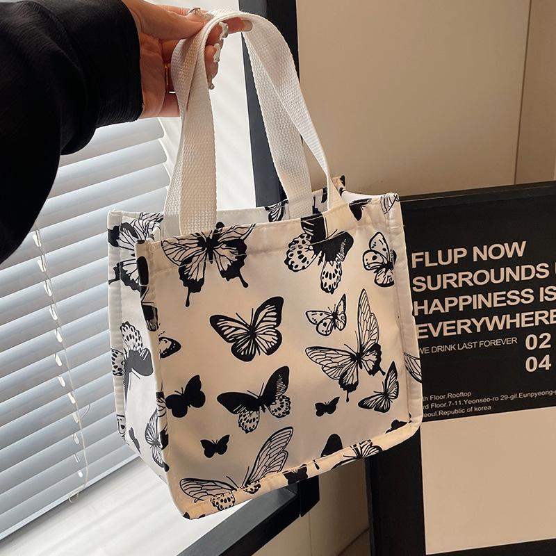 Large Capacity Versatile Bag for Women Canvas Bag for Women Ins Fresh and Fashionable Versatile One-shoulder Tote Bag