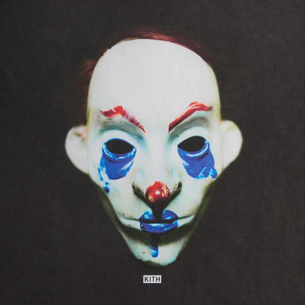 Kith X Batman Thug Vintage Tee Black Men Tops KHM032770-001