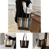 Trendy Large Capacity Colorblock Tote Bag For Women Featuring Unique Material And Chic Style
