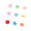100pcs Small Flower Hair Claw Clips for Girls Women Colorful Non Slip Strong Hold Tiny Hair Clips for Thin Thick Hair