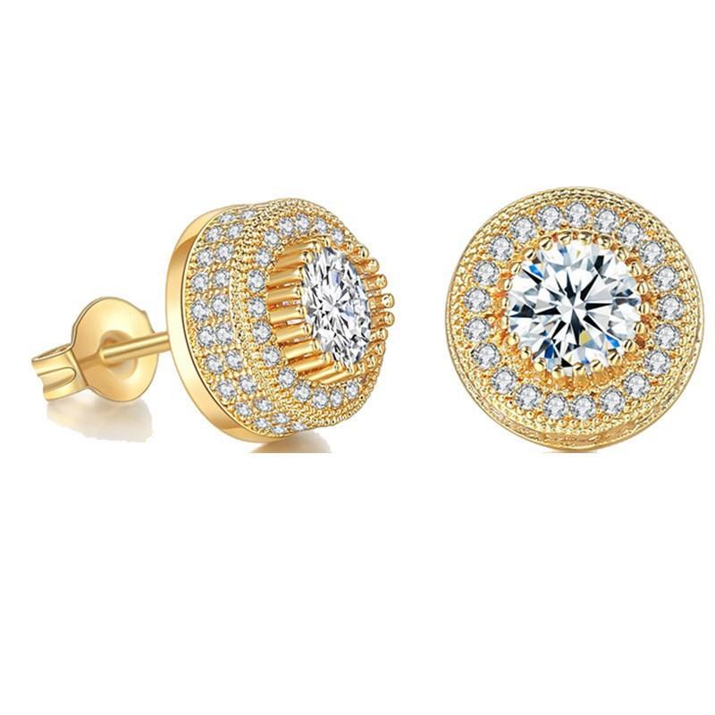 Stud Earrings Men's Trendy Ear Buckles Personalized Versatile Earrings Women's High-end Jewelry Accessories Earrings