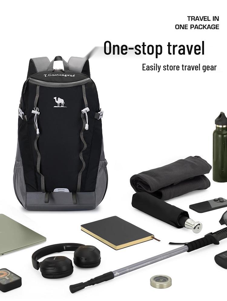Camel Bergsteigerrucksack: Wasserdicht, Großes Fassungsvermögen, Multifunktional für Wandern & Reisen
