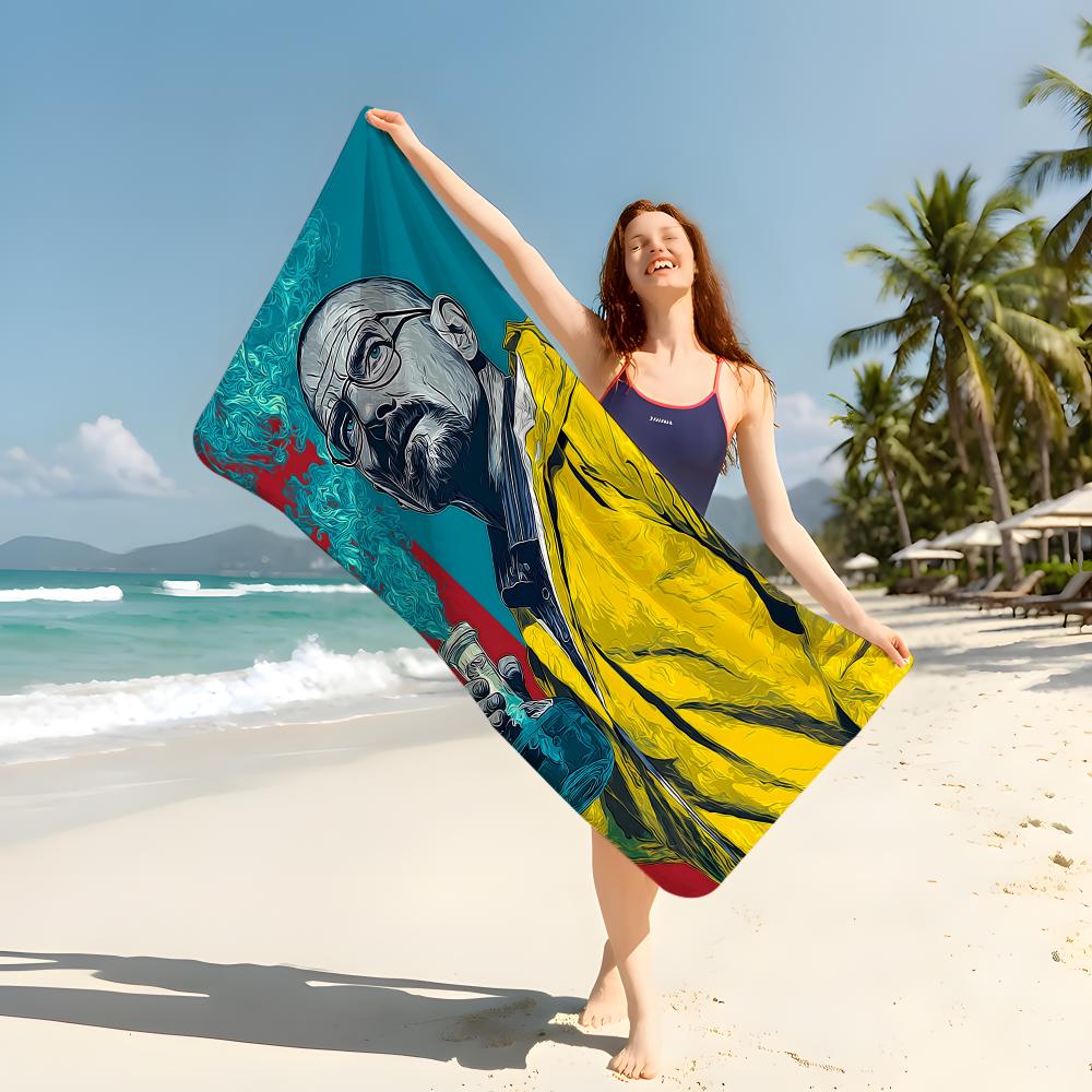 Drama B-Breaking B-Bad Towel Beach Blanket Towel For Travel Gym Shower Luxury Lightweight Camping Pool Hot