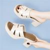 Thick-bottomed Height-increasing Slippers for Women's Summer Outer Wear, High-end Sense of Fashion, Super Fire Silver Beach