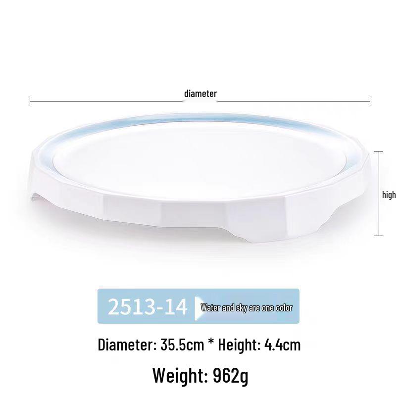 Chinese Creative Melamine Plate - Artistic Restaurant Specialty Dish