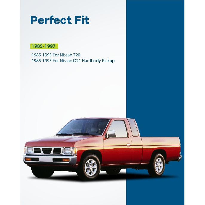 LUJUNTEC Interior Door Handles Window Crank Handle,Front Rear Door Handles Driver Left Passenger Right Side,Replacement for 1986 for Nissan for