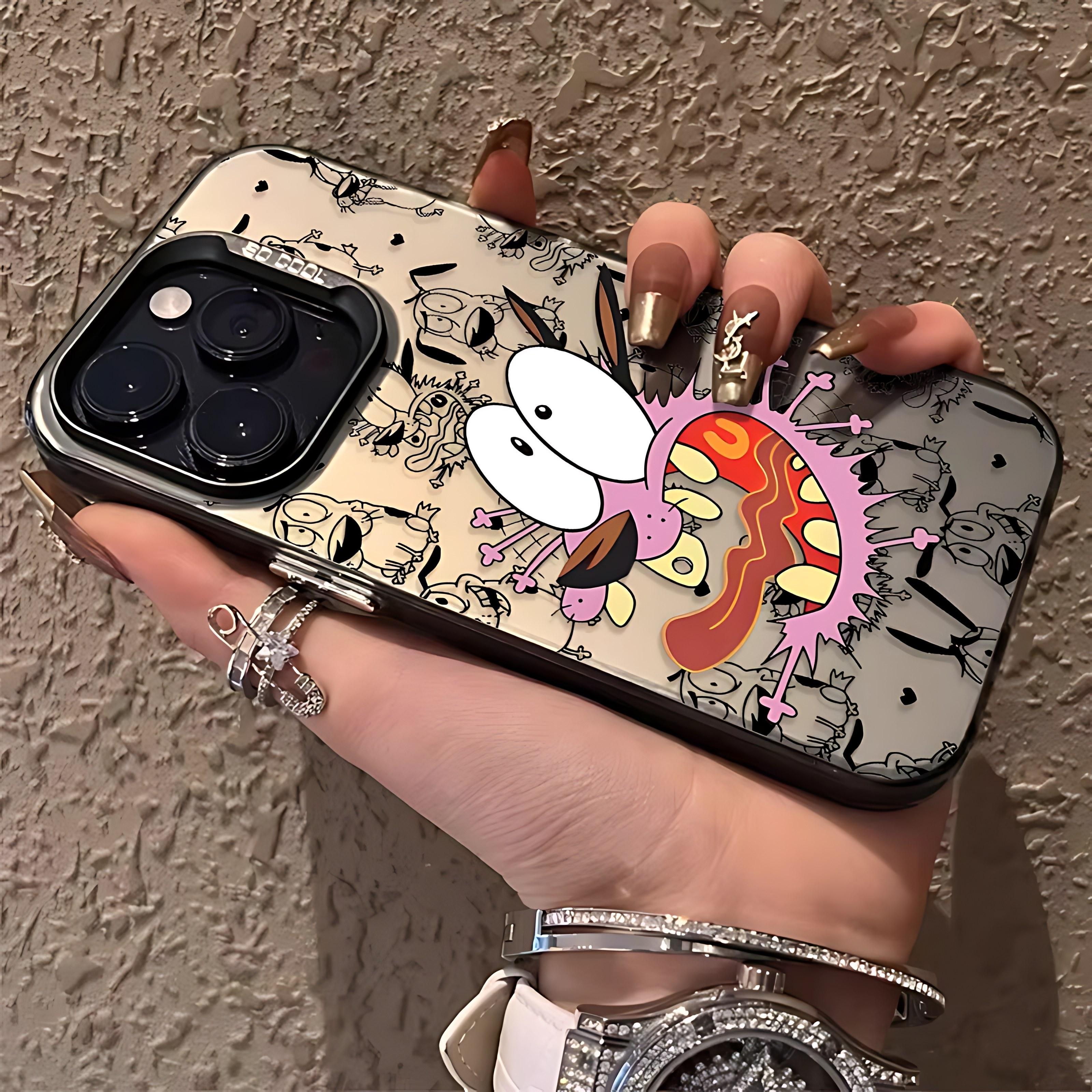 

Courages Cowardly Dog Cartoon Phone Case for Samsung Galaxy A37 A57 A17 A06 A35 A55 A25 A15 A56 A54 A36 A34 A24 A26 4G 5G Cover Samsung A52