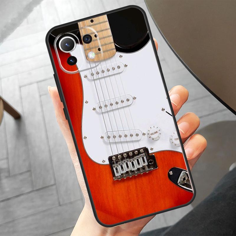 Guitar Violin Fiddle Music Case For Xiaomi 14 13 Ultra 11T 12T 13T Pro 12 Lite POCO X6 F6 Pro M6 X5 X3 F3 M5s F5 Cover