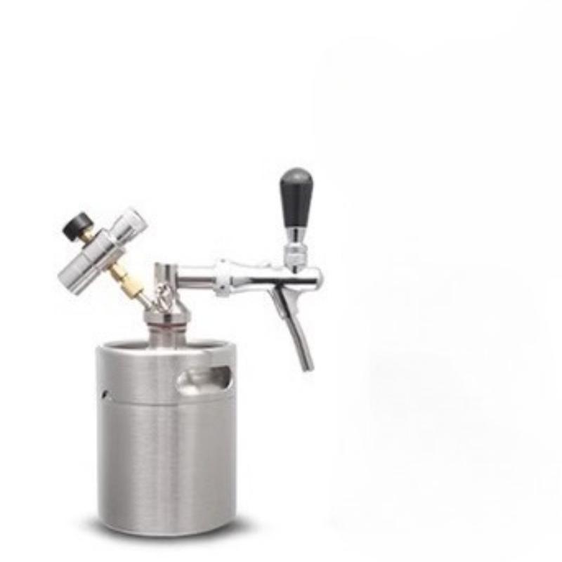 304 Stainless Steel Beer Kegs Tabletop Brewer Easy-to-operate Beater Suitable For Family Gatherings Bars And Outdoor Travel