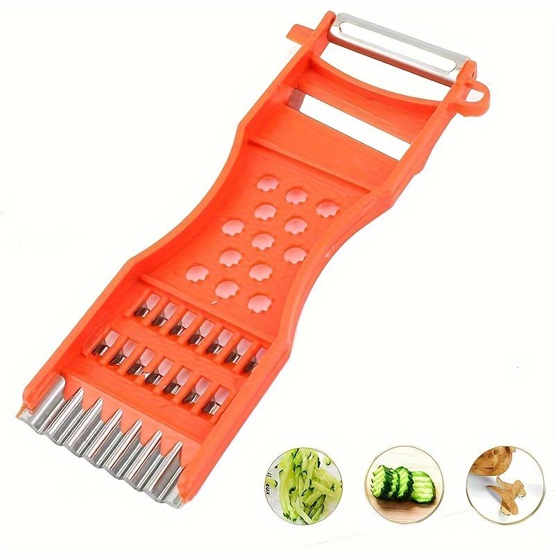 1PC Peeler, Shredded Peeler, Household Multi-functional Five-in-one Peeler, Potato Shredded Universal Shredded Kitchen Fruit