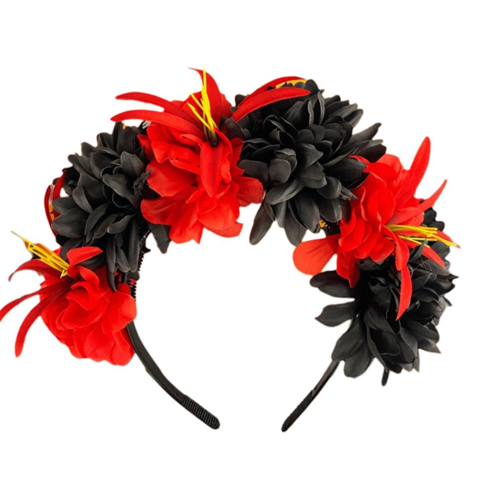 Helles künstliches Ringelblumen-Haarband Lebendiges unechtes Ringelblumen-Blumen-Haarstück Feiertags-Treffen