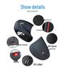 Ergonomic Optical Bluetooth Vertical Mouse with Side Buttons, Power-Saving, Long Battery Life for Gaming and Office Use.