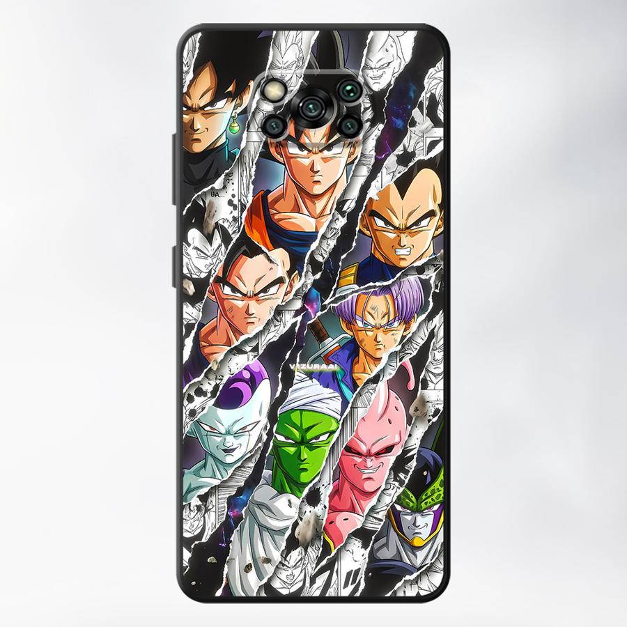 

D-ragonS B-allS Cartoon Case for Xiaomi Poco C65 C51 F3 F4 F5 M3 M4 Pro M5 X3 X4 X5 C50 Funda Phone Cover Poco F3