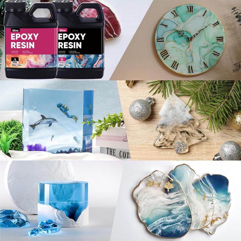 Newly Formulated Epoxy Resin Kit – Crystal Clear, Strong, Bubble-Free, 1:1 Ratio Epoxy Resin for DIY Art & Mold Casting