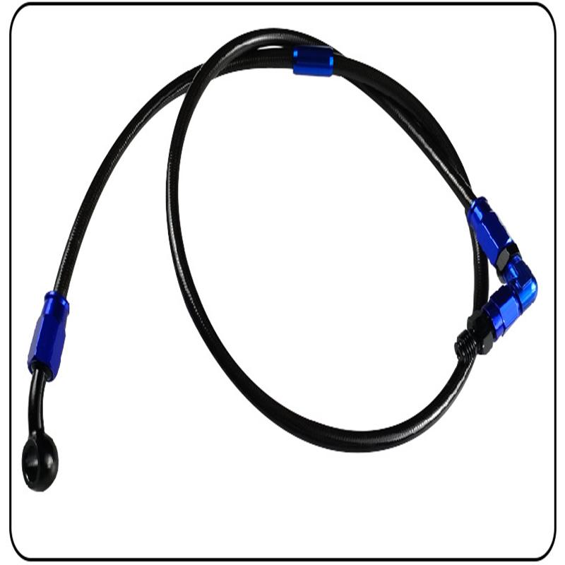 Universal Motorcycle Brake High-Pressure Steel Throat Clutch Oil Hose Line Pipe Hydraulic Reinforced Braided Hose