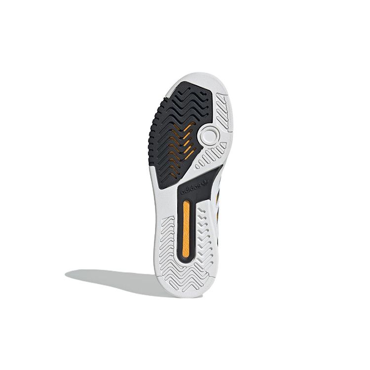 Adidas Originals Drop Step Low Leather Suede Non-Slip Wear-Resistant Lightweight Low-Top Skate Shoes Unisex Sneakers White Black Yellow GW9727