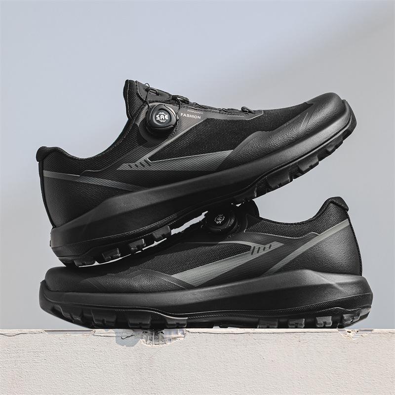 

Spring new outdoor business men s shoes soft sole comfortable ultra-light off-road shoes breathable cloth men s sports and leisure shoes 38 чёрный