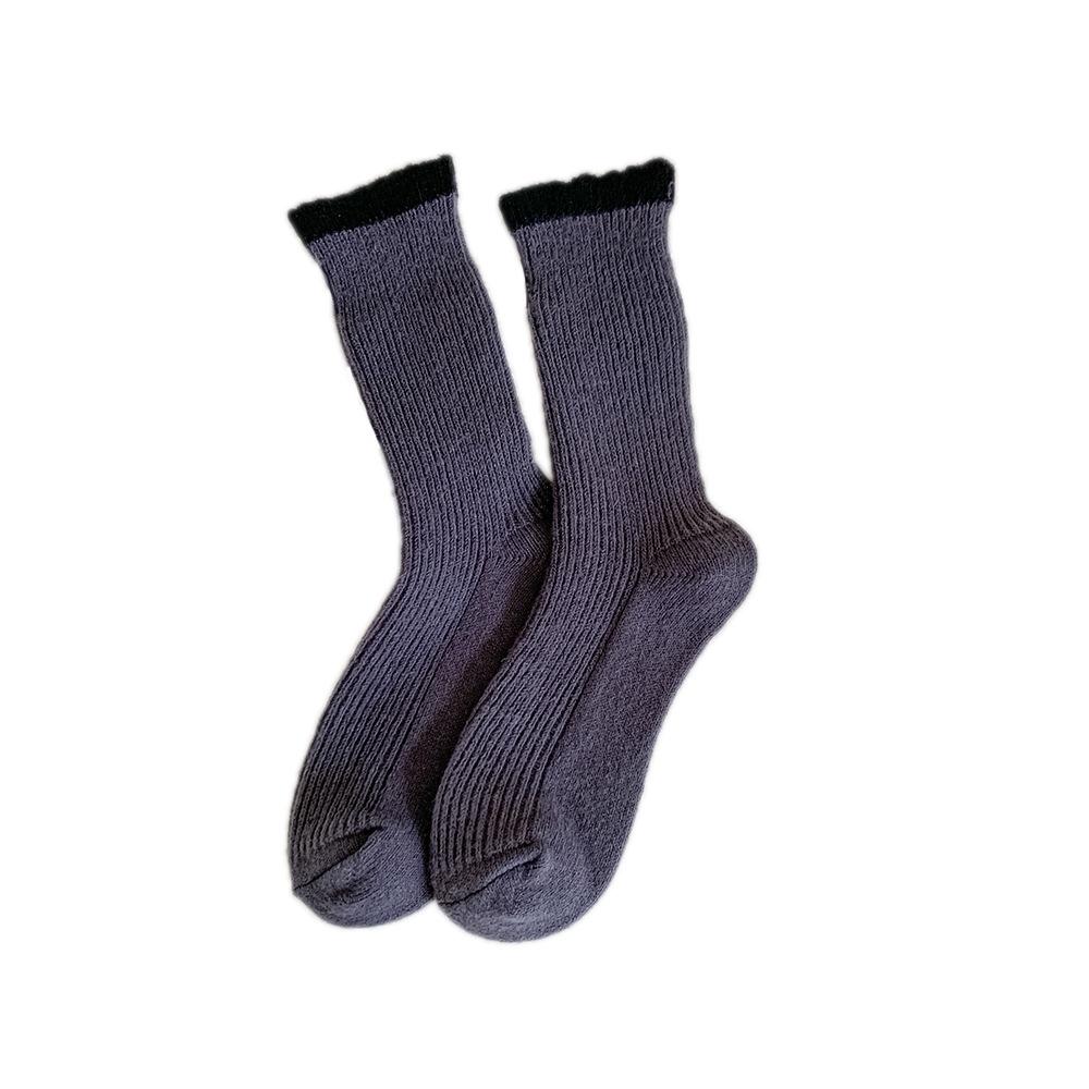Autumn and Winter Women's Fleece Thickened Warm Fleece Socks Pile Socks Versatile Mid-calf Socks