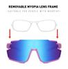 AORON Fashion Cycling Polarized Sunglasses Big Frame Windproof Skiing Glasses for Men Women Anti Glare Sport Fishing Goggles