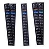 2pcs Stick-on Digital  Aquarium  Fish Tank Fridge Thermometer Sticker Temperature Temp Measurement Stickers