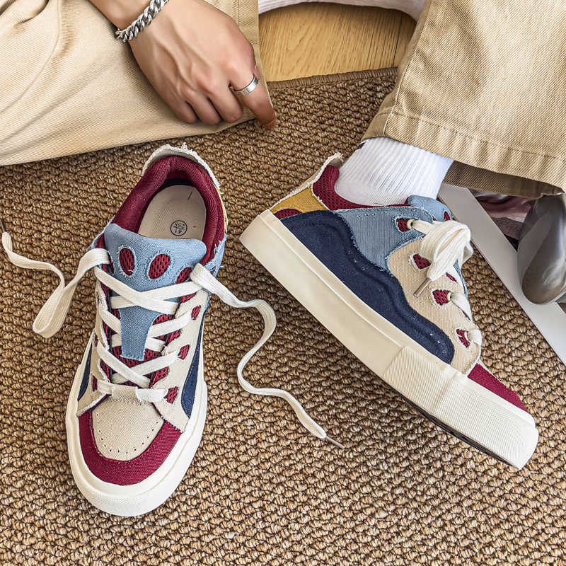 Thick-heeled Rubber Sole Mens Tennis Shoes Skateboarding Running Men's Tennis China Sneakers Sports Outings Top Comfort Buy