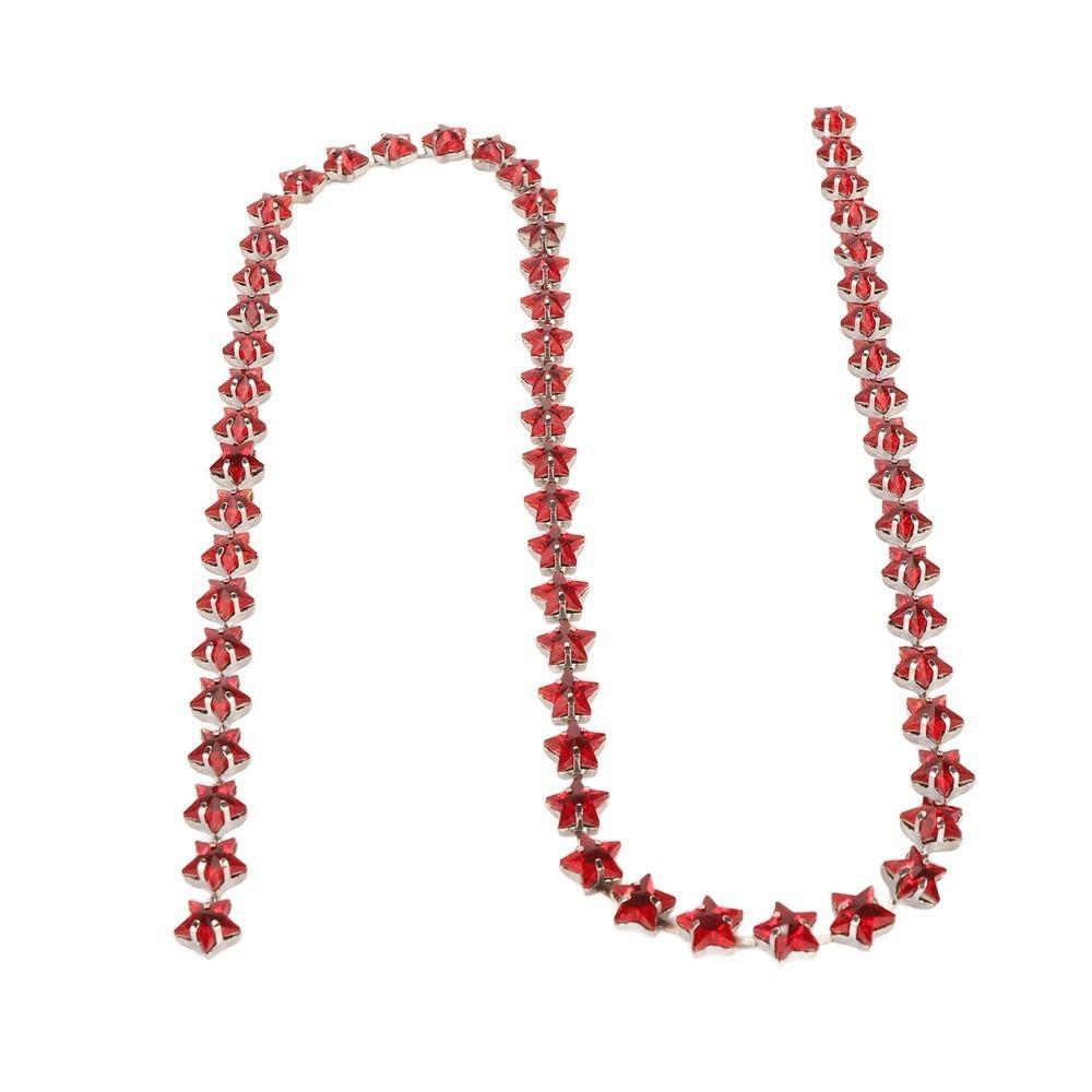 1PCS Close Chain Rhinestone Trim 1 Yard Length Crystal Applique Rhinestone Chain  DIY Sewing