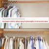 Space-Saving Non-Slip Five-Layer Foam Clothes Hanger for Home Wardrobe Storage