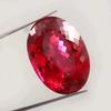Natural 17 Ct Red Ruby Oval Cut Loose Faceted  Certified Gemstone