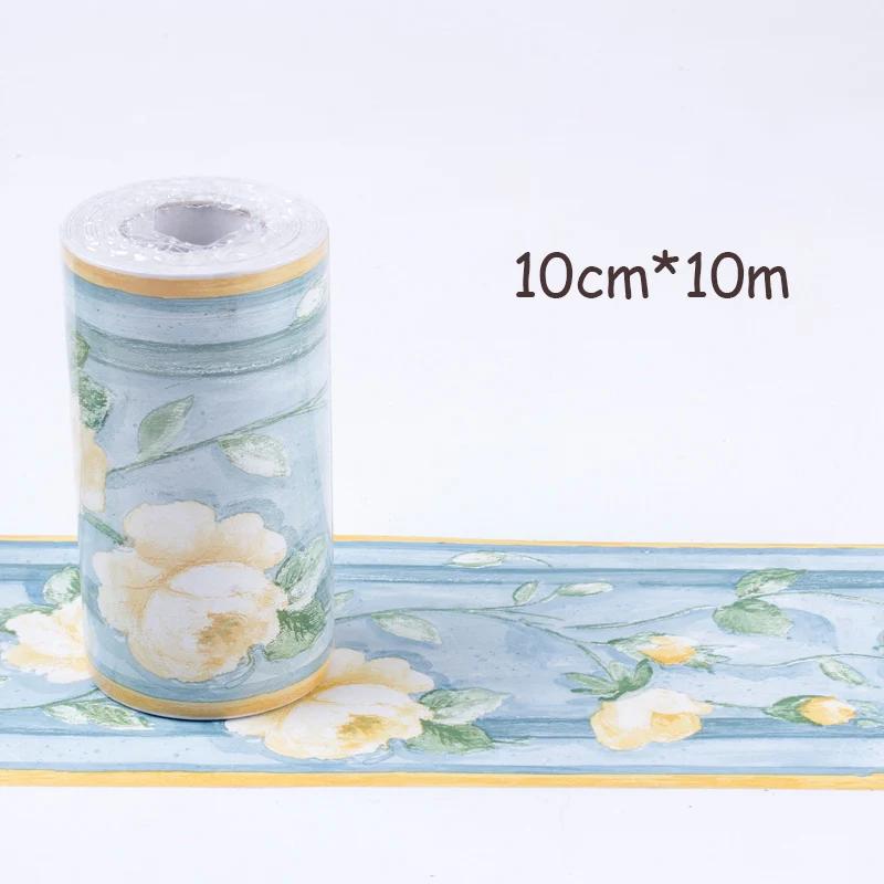10M Self-Adhesive Wall Panels Border - Waterproof Decorative Film for Kids Room/Bathroom Tiles & Kitchen