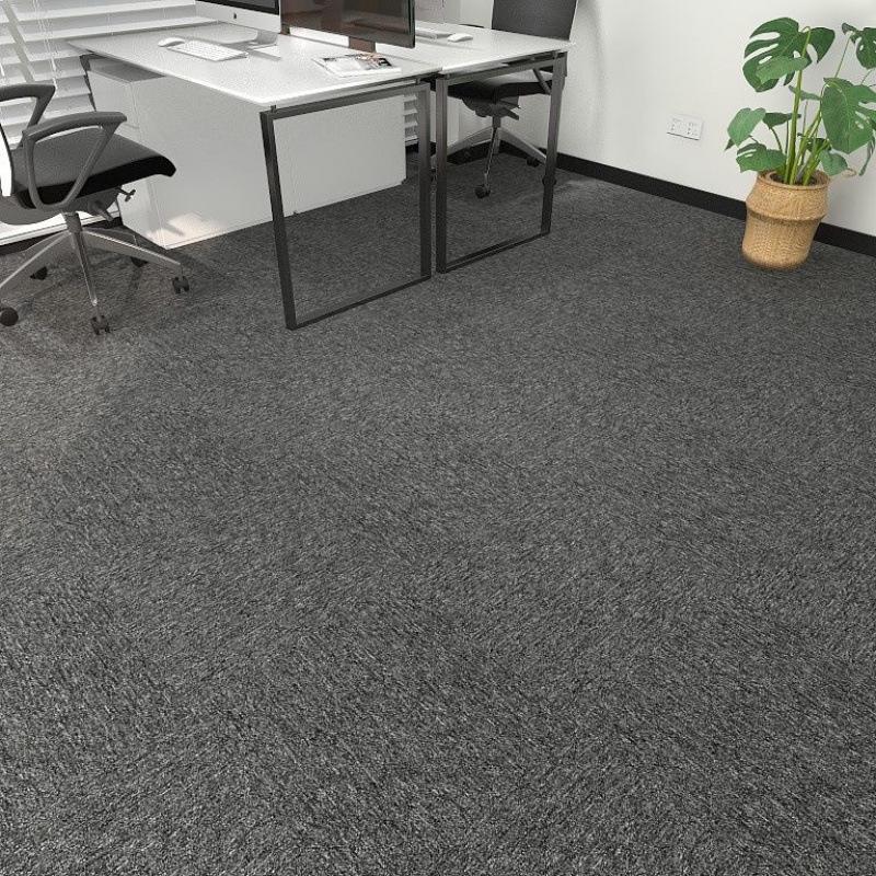 Große graue Büro- und Schlafzimmer-Teppichfliesen - Vollständige Raumabdeckung