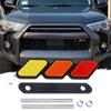 Car Front Grille Badge Emblem Tri-color Grill Compatible Badge Emblem