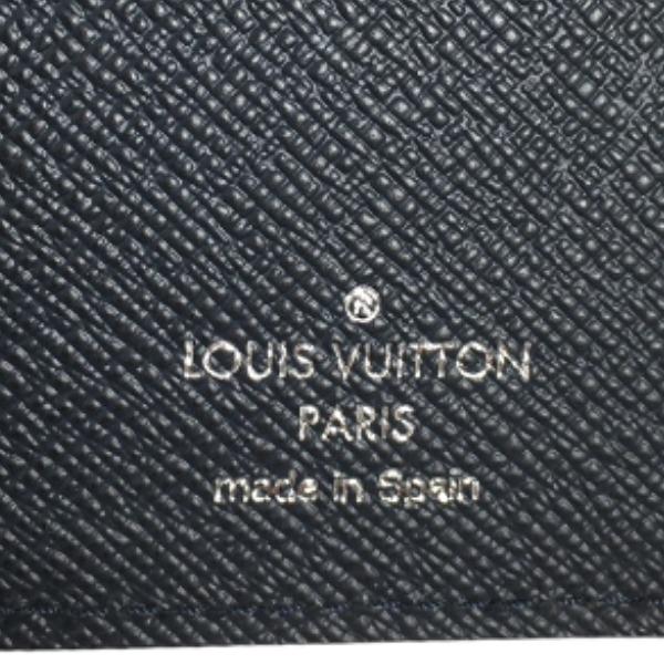 LOUIS VUITTON brazza Bifold long wallet M61816 Epi Leather Blue Marine Used