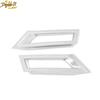 2pcs Set Front Fog Lamp Bumper Light Cover Chrome For Nissan Kicks 2017-