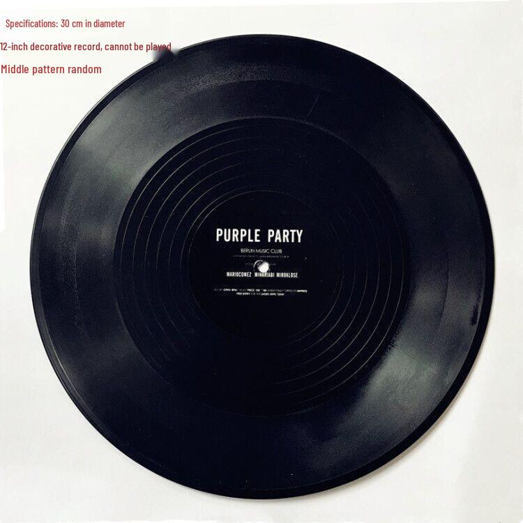 Modern Retro Music Theme Vinyl Record Poster - Wall Decoration