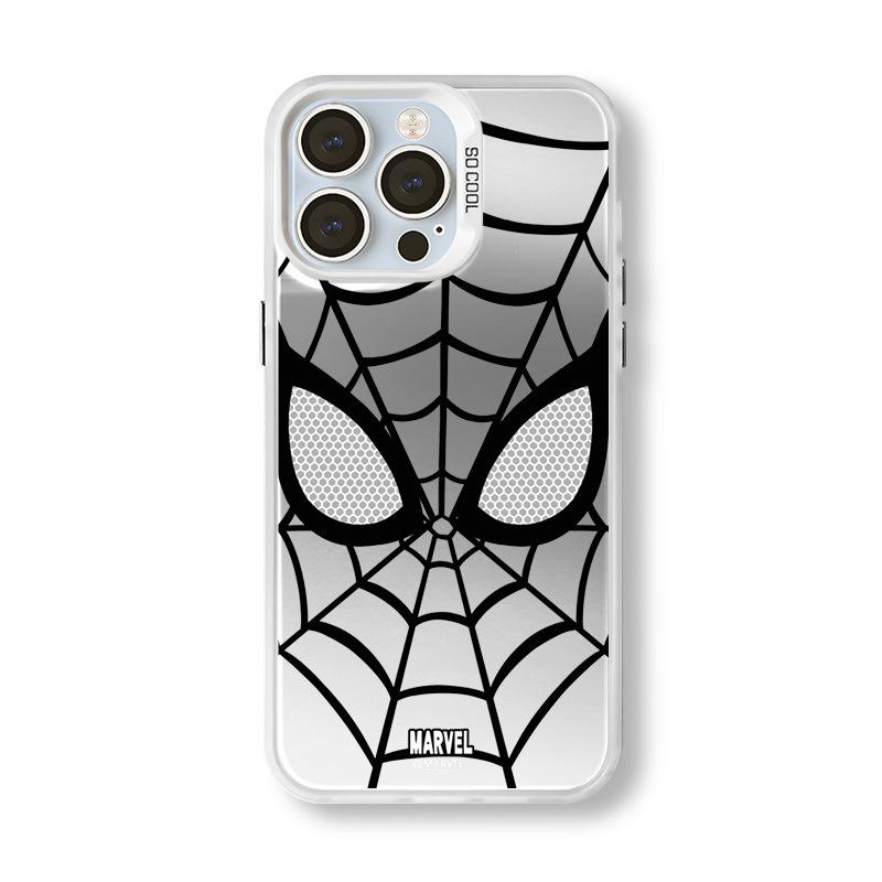 

Сріблястий чохол для телефону Spider-Man для iPhone 12 Pro Max/13/14/15/16/17 - Модний та Крутий з 15 Варіантами Кольорів iPhone 7/8
