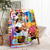 Gracie's Corner Theme Printed Blanket - Perfect for Couch, Bed, Travel & Outdoor Use | Machine Washable, Cozy & Durable.