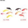 1/5pcs Mini Fish Model Miniature Model Fish Carp Simulation Animal Kids Toys DIY Decorative Goldfish Figurines Home Decor