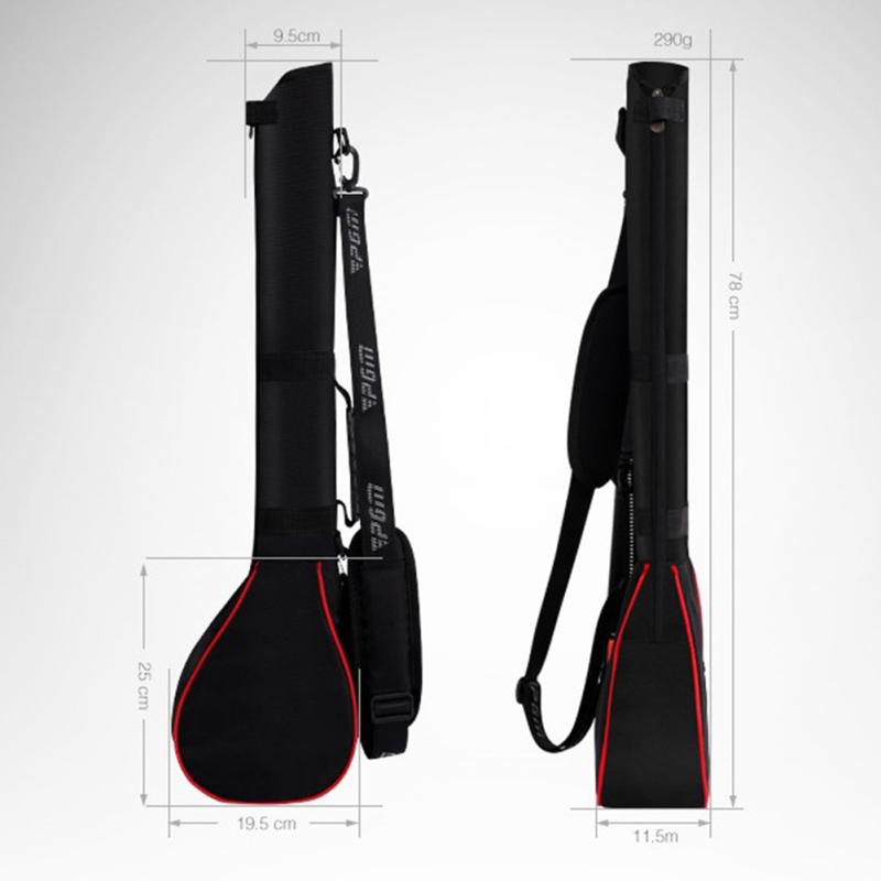 Tragbare, leichte Golfschläger-Tragetasche mit drei Schlägern, Mini-Golfschläger-Reisetasche aus Nylon