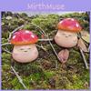 Adorable Cute Mushroom Garden Decor Whimsical Resin Art Piece For Charming Home