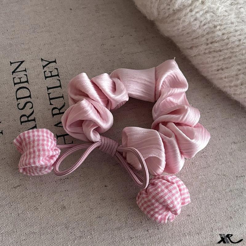 Summer, Gentle Ins Wind, Tulips, Bows, Satin Headband, Cute and Sweet, Ponytail Headband, Hair Accessories for Women